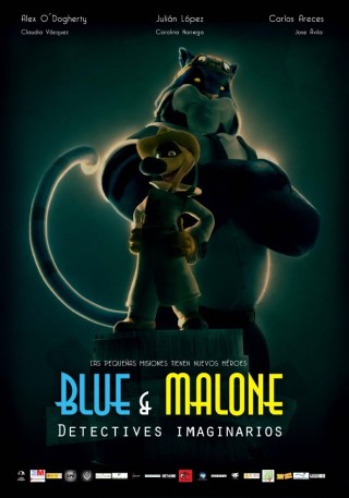 Cartel de Blue & Malone, detectives imaginarios